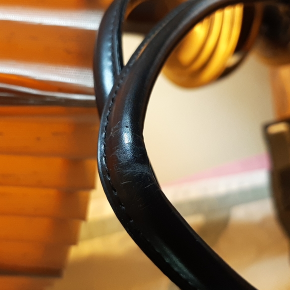 #8 Image Black Satin/Faux Leather Bag - Picture 11 of 12